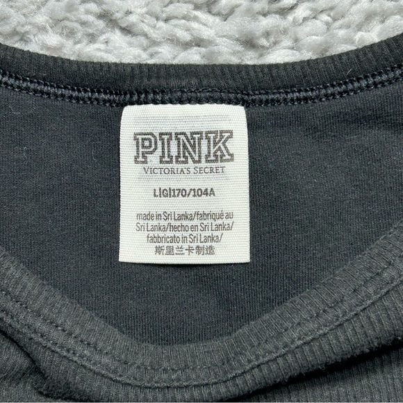 PINK Top Womens Large Crop Top Tank Flowers Casual Girly Summer Vacation BOHO - Picture 2 of 3